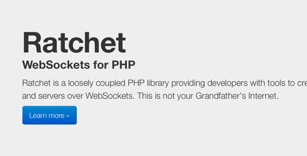 Ratchet：一个PHP类库、WebSockets工具包