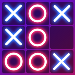 ‎Tic Tac Toe Glow