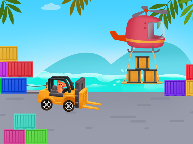 ‎Dino Baby Kids Driving Construction Truck Game