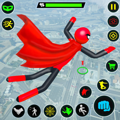 ‎Stickman Rope Hero Game