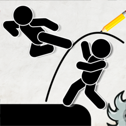 ‎Save the Stickman: Draw 2 Save