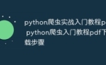 Python编程：从入门到实战