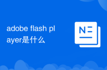 adobe flash player是什麼