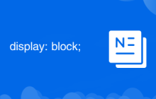display: block;