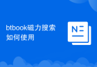 btbook磁力搜索如何使用