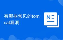 有哪些常见的tomcat漏洞