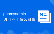 phpmyadmin訪問不了怎么回事
