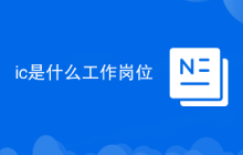 ic是什么工作岗位