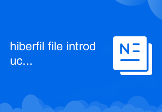 hiberfil file introduction