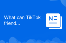 What can TikTok friends do?
