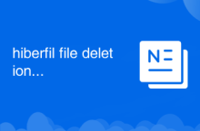 hiberfil file deletion method