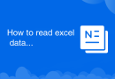 So lesen Sie Excel-Daten in HTML