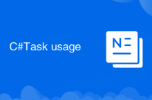 C#Task usage