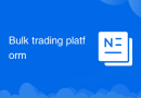 Bulk trading platform