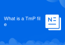 TmP 파일이란 무엇입니까?