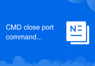 CMD close port command