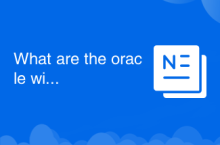 Oracle 와일드카드란 무엇입니까?
