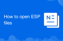How to open ESP files