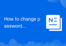 How to change password in MySQL