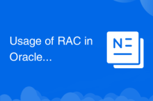 Oracle中RAC的用法