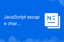 JavaScript-Escape-Zeichen