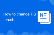 How to change PS brush color