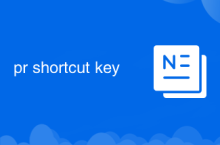 pr shortcut key