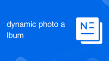 dynamic photo album