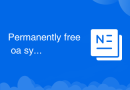 Permanently free oa system