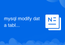 mysqlはデータテーブル名を変更します