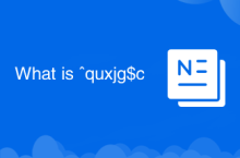 What is ^quxjg$c