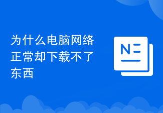 为什么电脑网络正常却下载不了东西