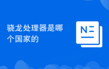 骁龙处理器是哪个国家的