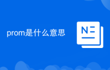 prom是什么意思
