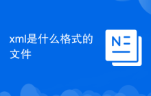 xml是什么格式的文件