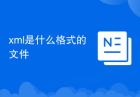 xml是什么格式的文件