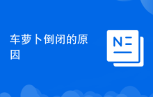 车萝卜倒闭的原因