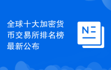 全球十大加密货币交易所排名榜最新公布