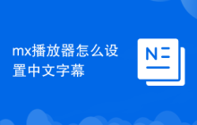 mx播放器怎么设置中文字幕