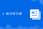 c++标识符介绍