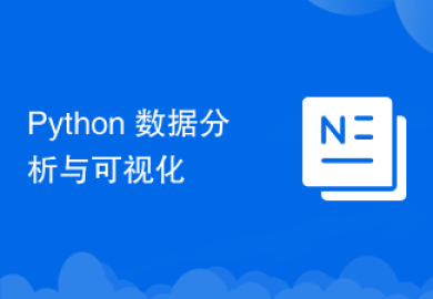 Python 数据分析与可视化