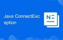 Java ConnectException