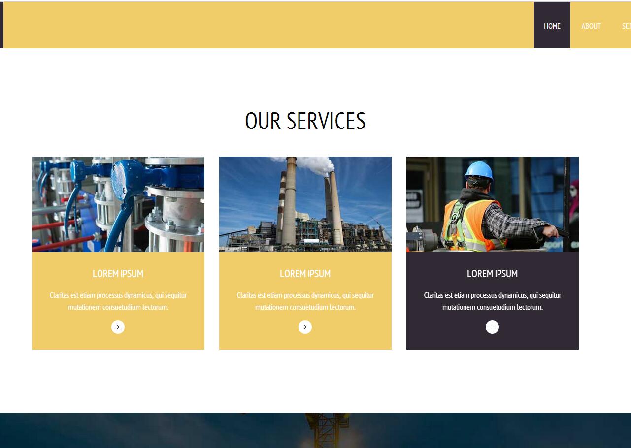 钢铁机械工业加工厂bootstrap模板