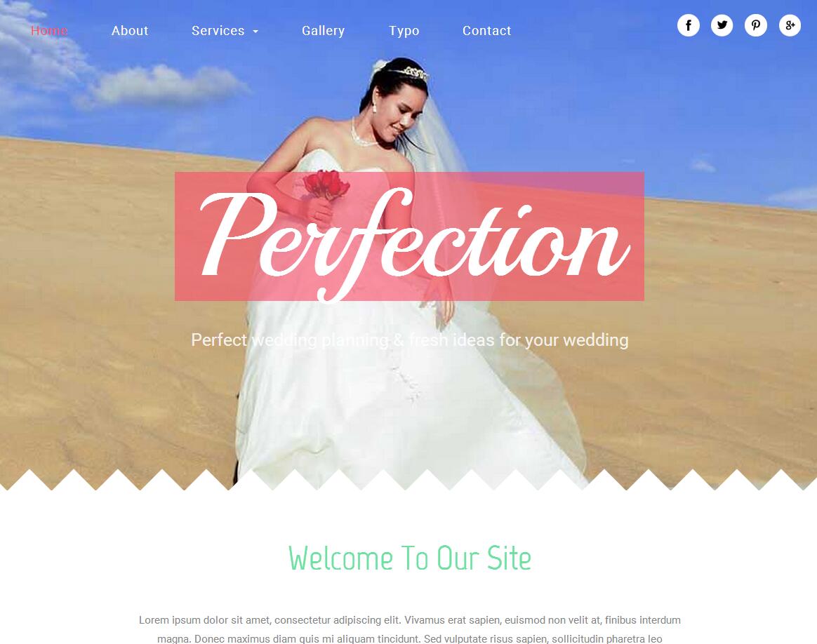 婚禮婚禮公司企業網站模板