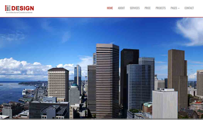 房地产建筑商响应式企业网站模板