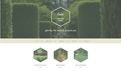 园林景观绿化公司网站模板