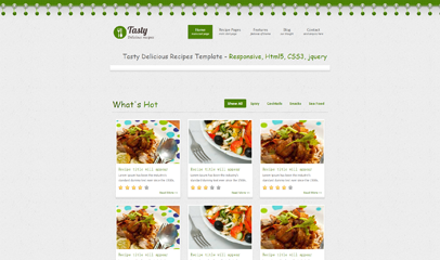 西餐美食餐饮公司网站模板