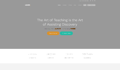 Learn在线教育课堂商务企业网站模板