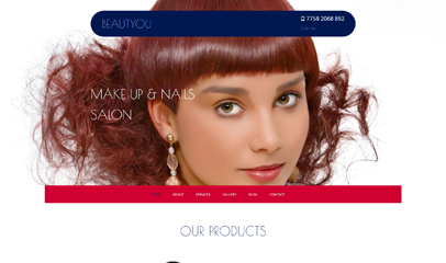 美容化妆品公司网站响应式网站模板