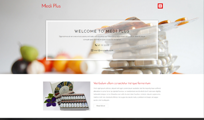 Pharmaceutical Company Bootstrap Template